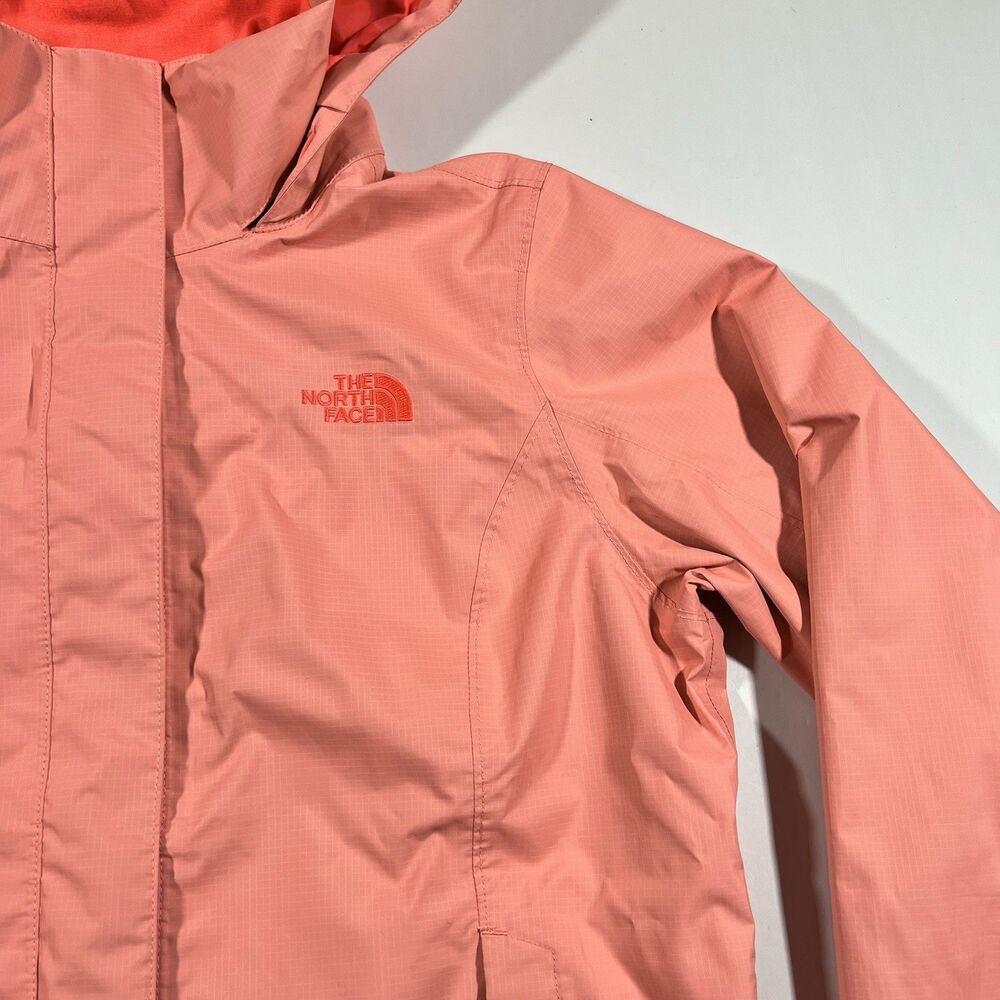 The North Face Resolve 2 Dryvent Salmon Waterproof Rain Jacket Women's Medium - Picture 5 of 11